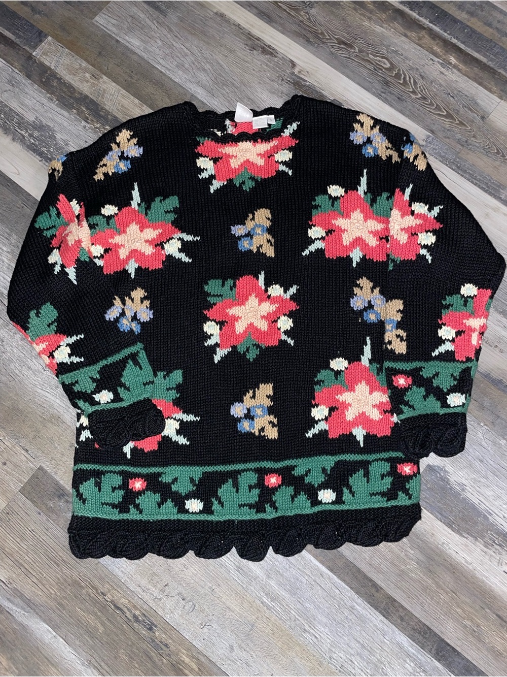 Vintage Clifford & Wills Floral Sweater